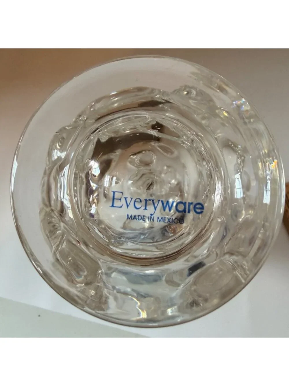 Vintage Everyware Mexico Glass Candlestick 12.5